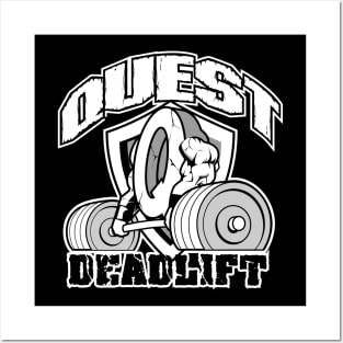 Quest Fit Deadlift Posters and Art